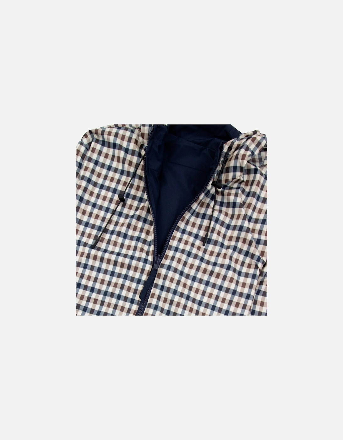 Sailor Check Reversible Jacket Navy 11