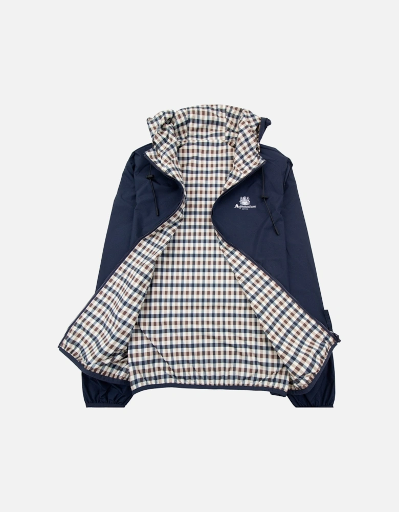 Sailor Check Reversible Jacket Navy 11