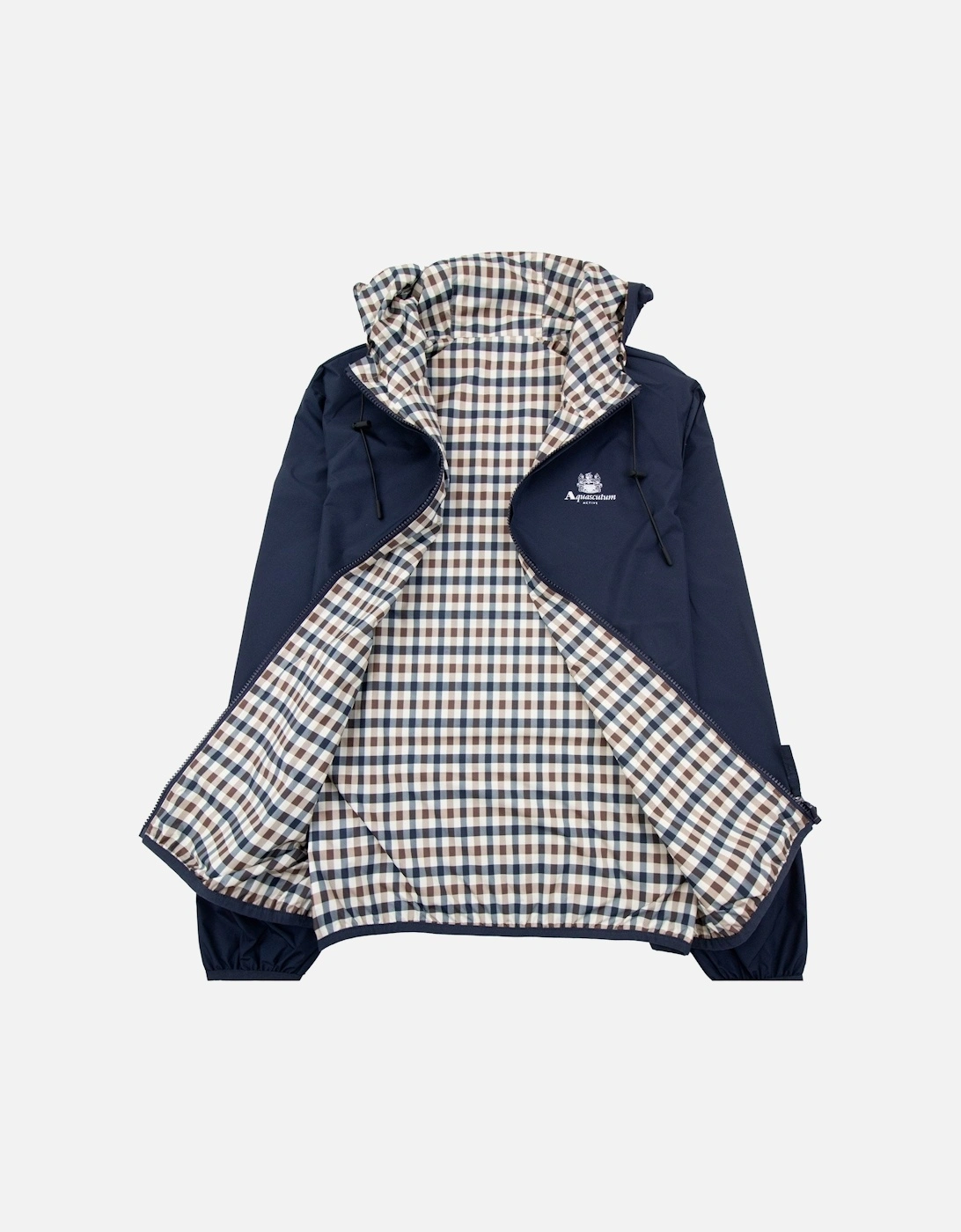 Sailor Check Reversible Jacket Navy 11