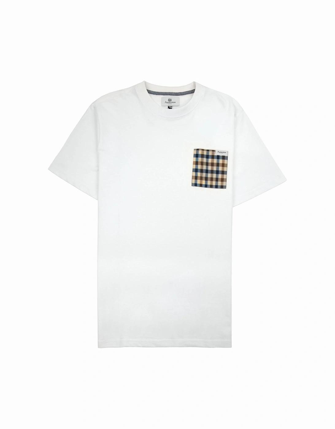 Active Club Check Pocket T Shirt White 001, 5 of 4