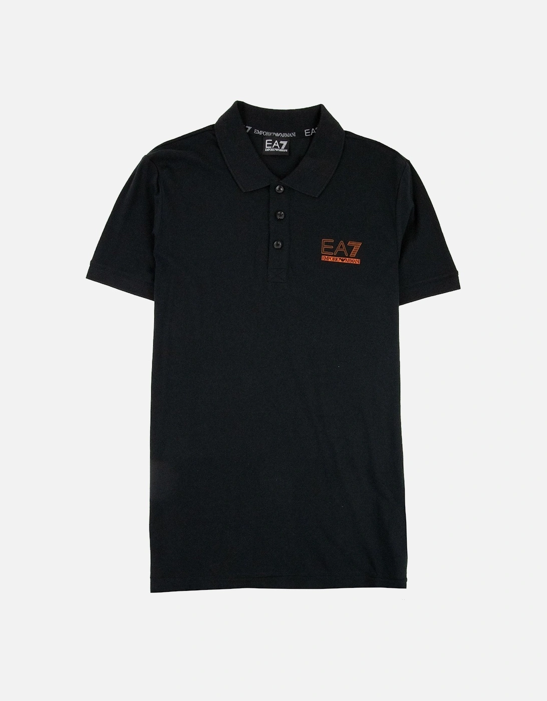 Train Evolution Short Sleeve Polo Shirt Black, 3 of 2