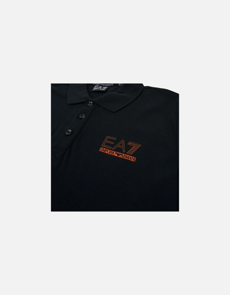 Train Evolution Short Sleeve Polo Shirt Black