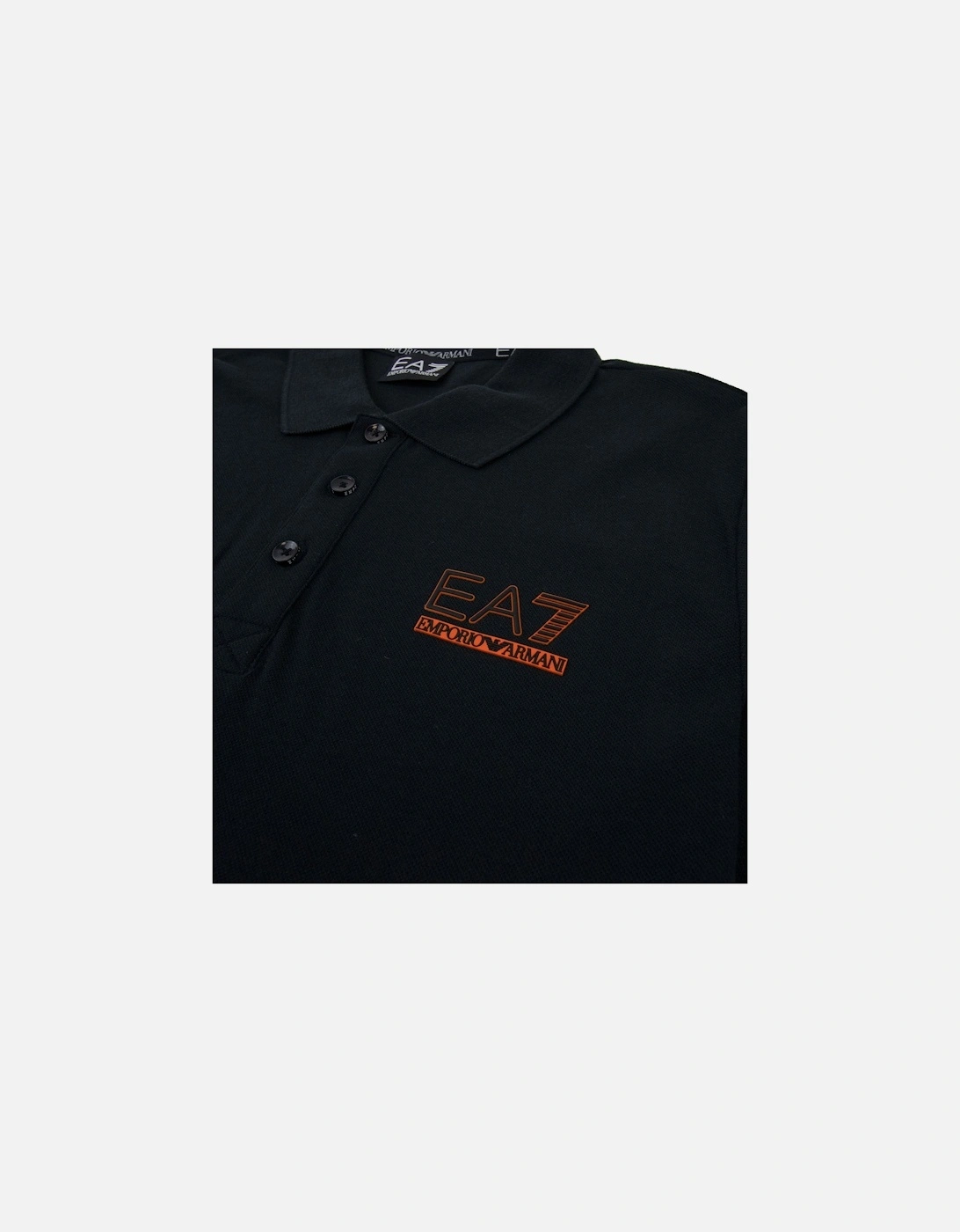 Train Evolution Short Sleeve Polo Shirt Black