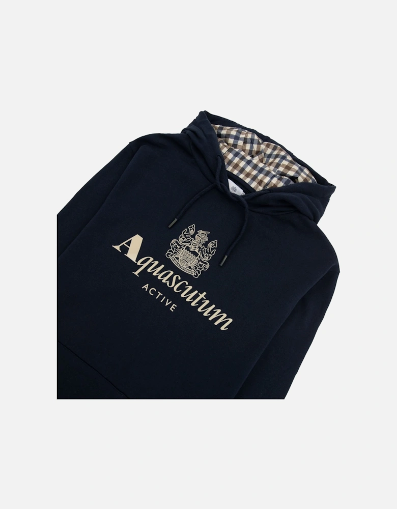 Active Big Logo Hoodie Navy
