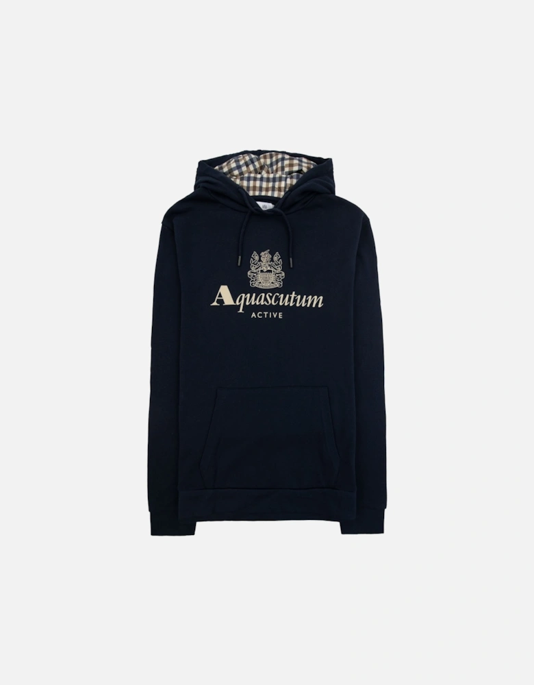 Active Big Logo Hoodie Navy