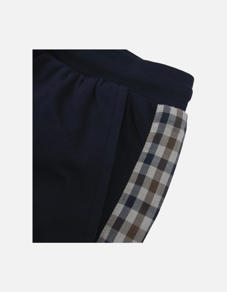 Club Check Track Pants Navy 11