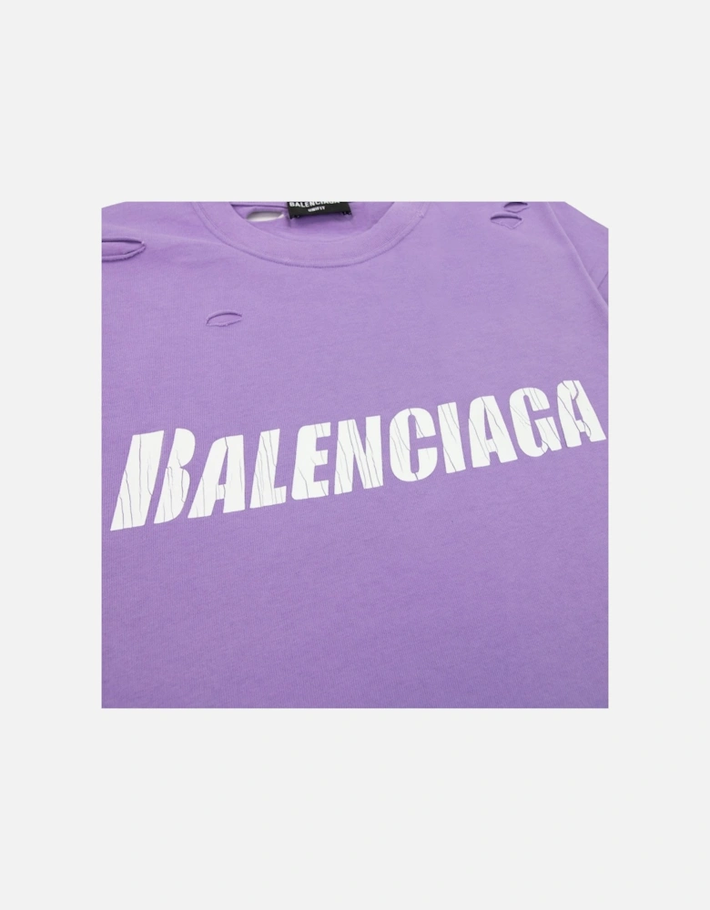 Caps Rip T-shirt Lilac