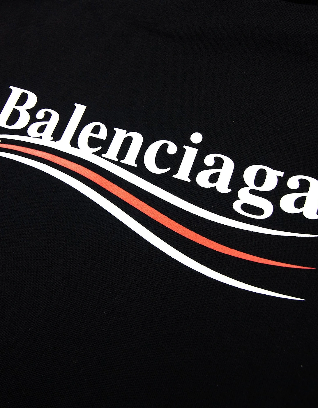 Logo Print Hooded Sweatshirt Black 1070