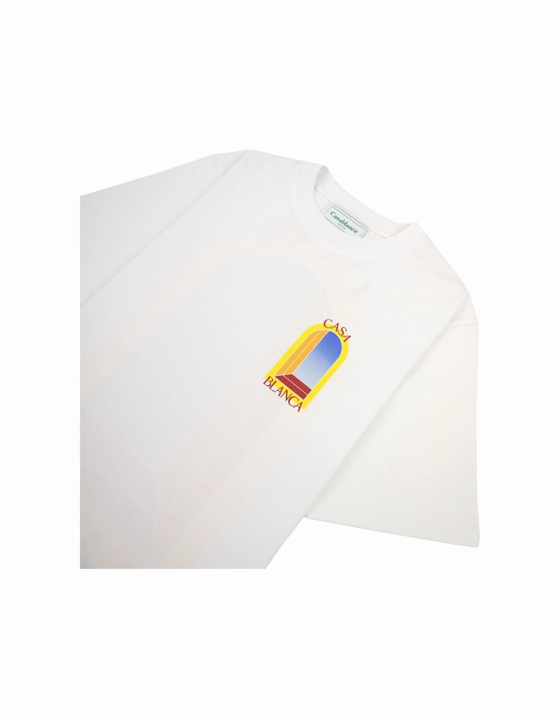 L Arche De Nuit Printed T Shirt White 001