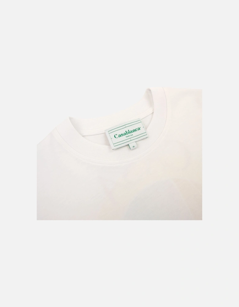 L Arche De Nuit Printed T Shirt White 001