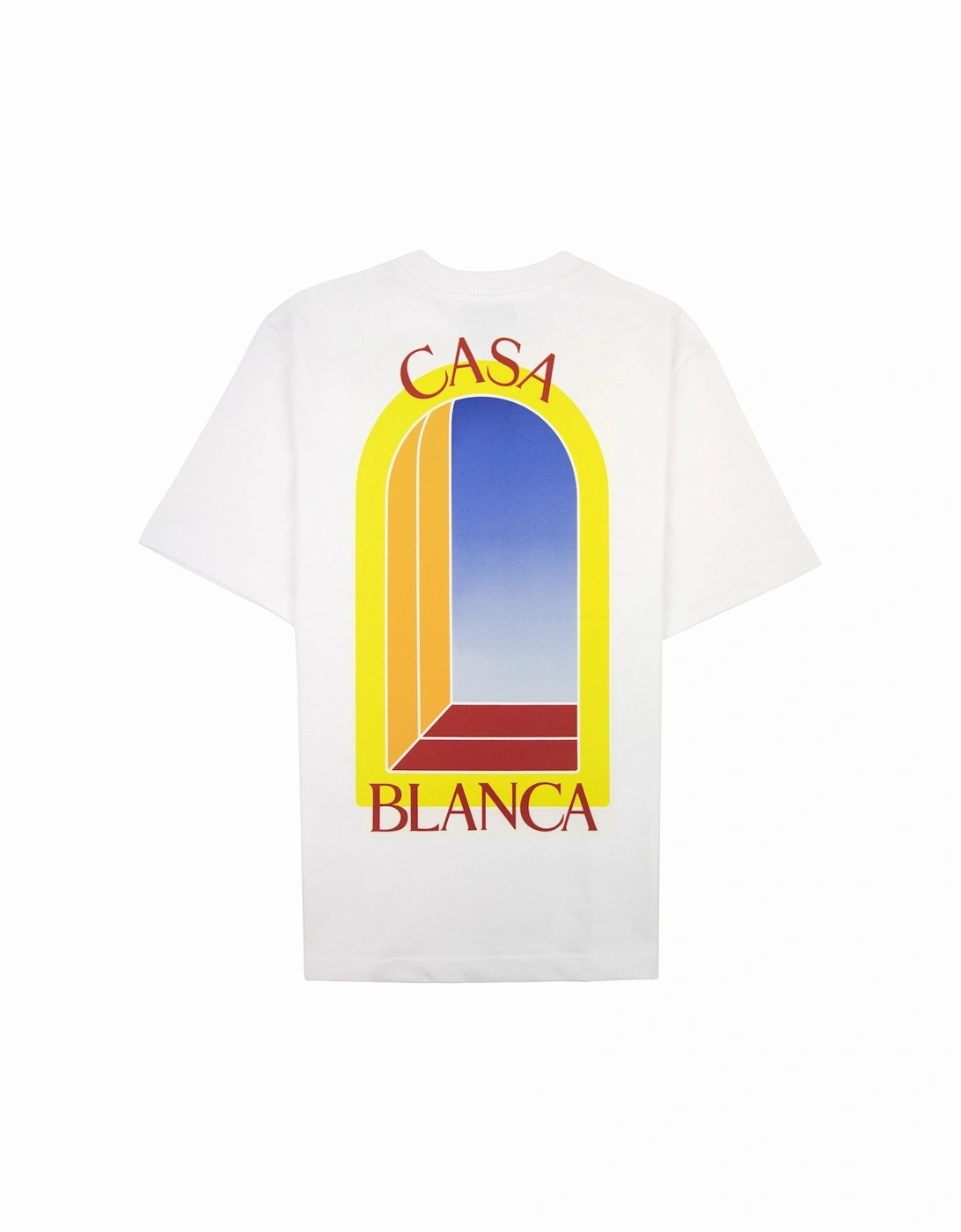 L Arche De Nuit Printed T Shirt White 001