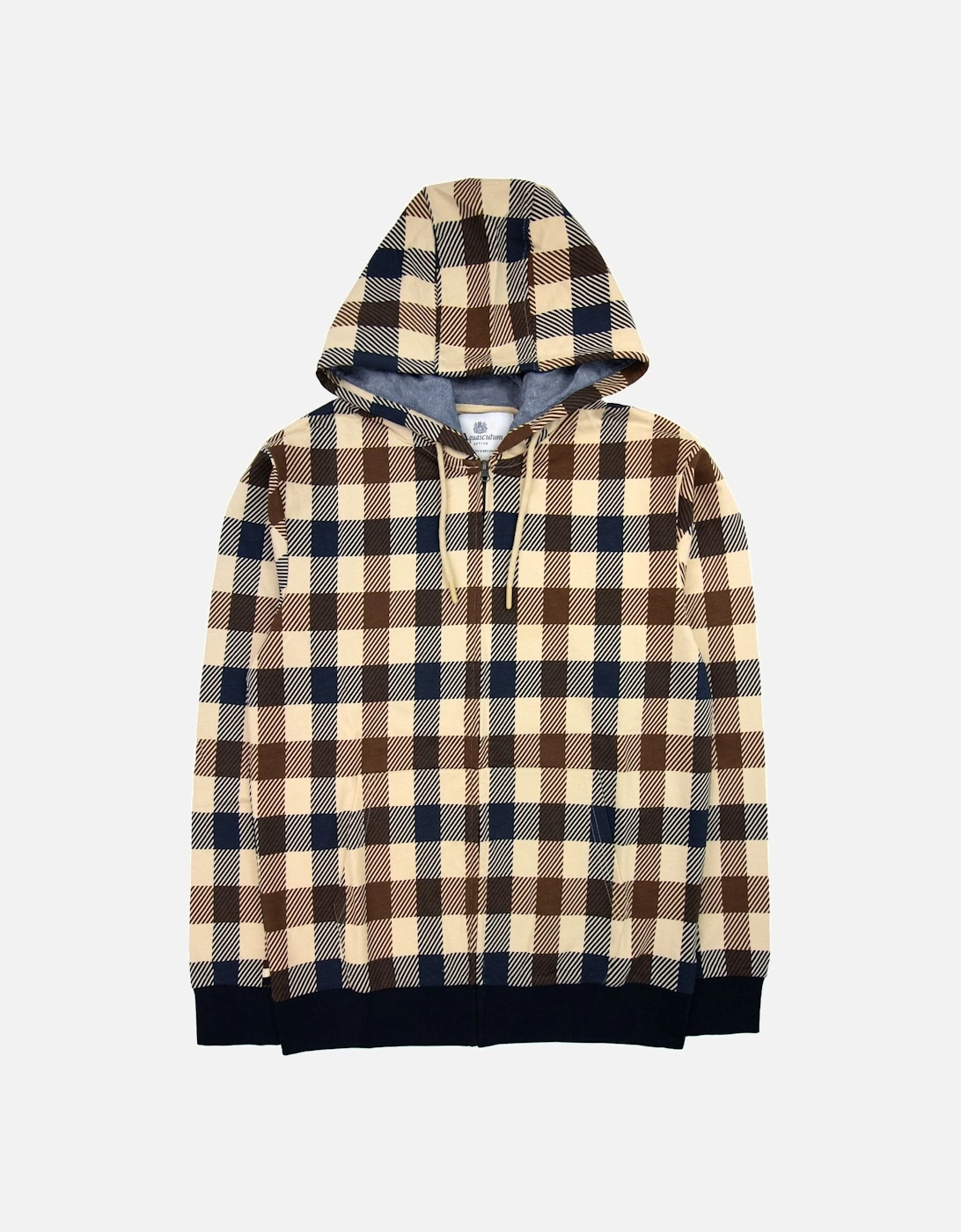 Active Macro Check Zip Up Hoody Navy 11, 5 of 4