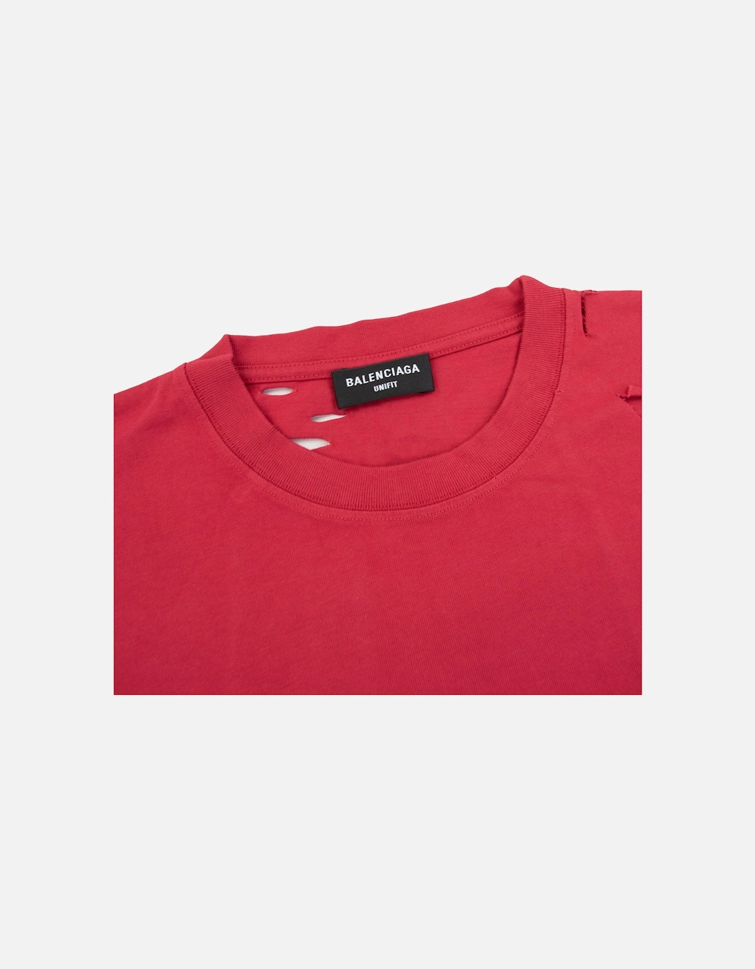 Caps Rip T-shirt Raspberry/white