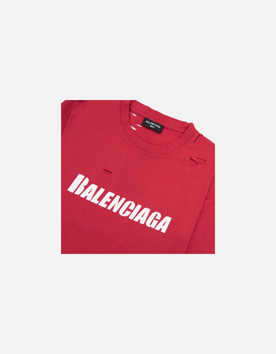 Caps Rip T-shirt Raspberry/white