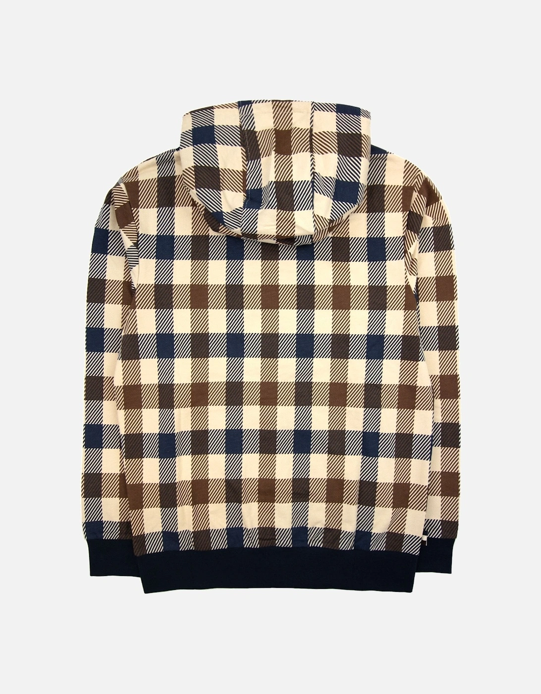 Active Macro Check Zip Up Hoody Navy 11