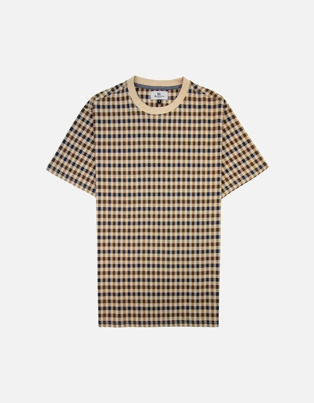 Active Club Check T Shirt Beige 03, 5 of 4