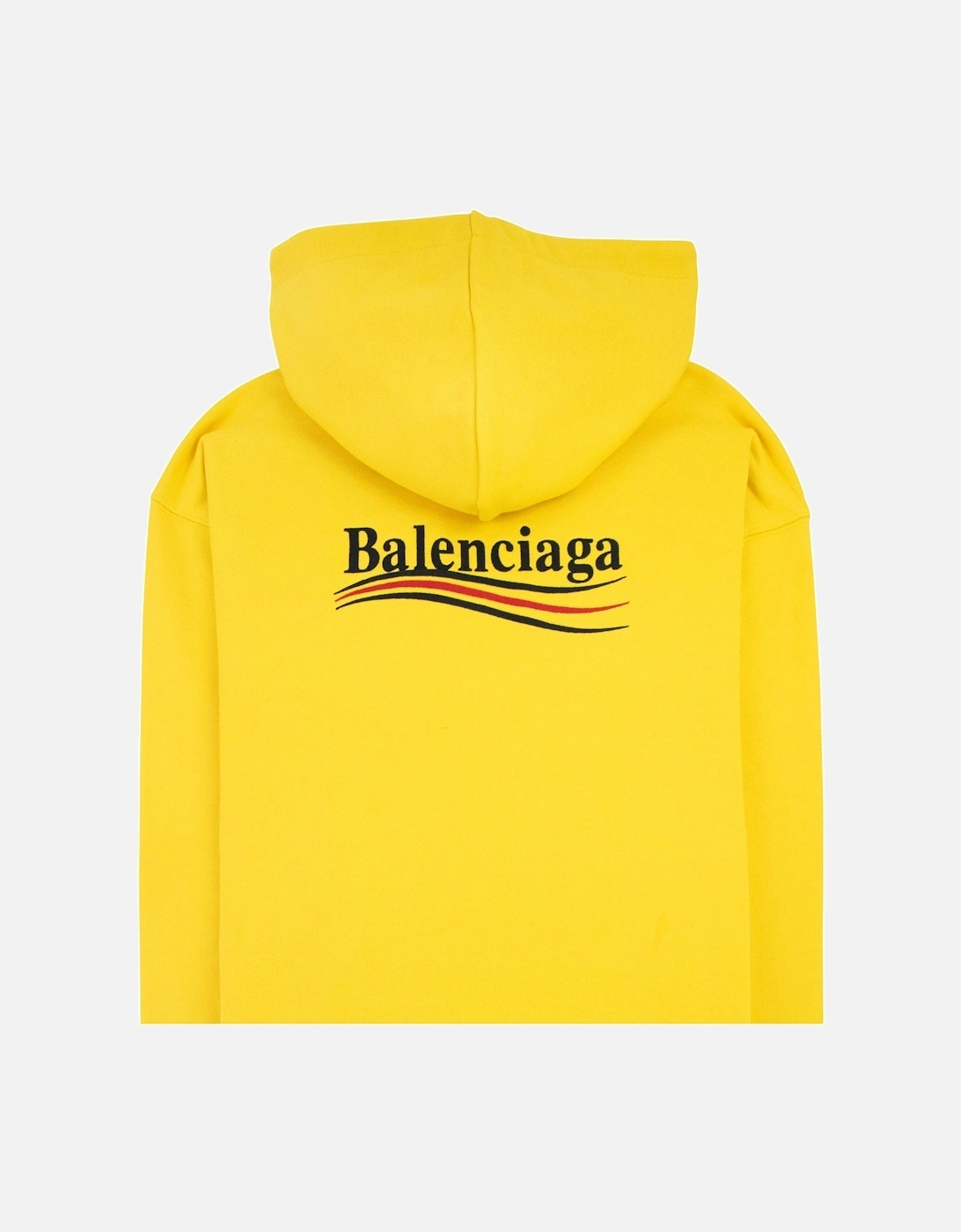 Political Campaign Embroidery Hoodie Yellow