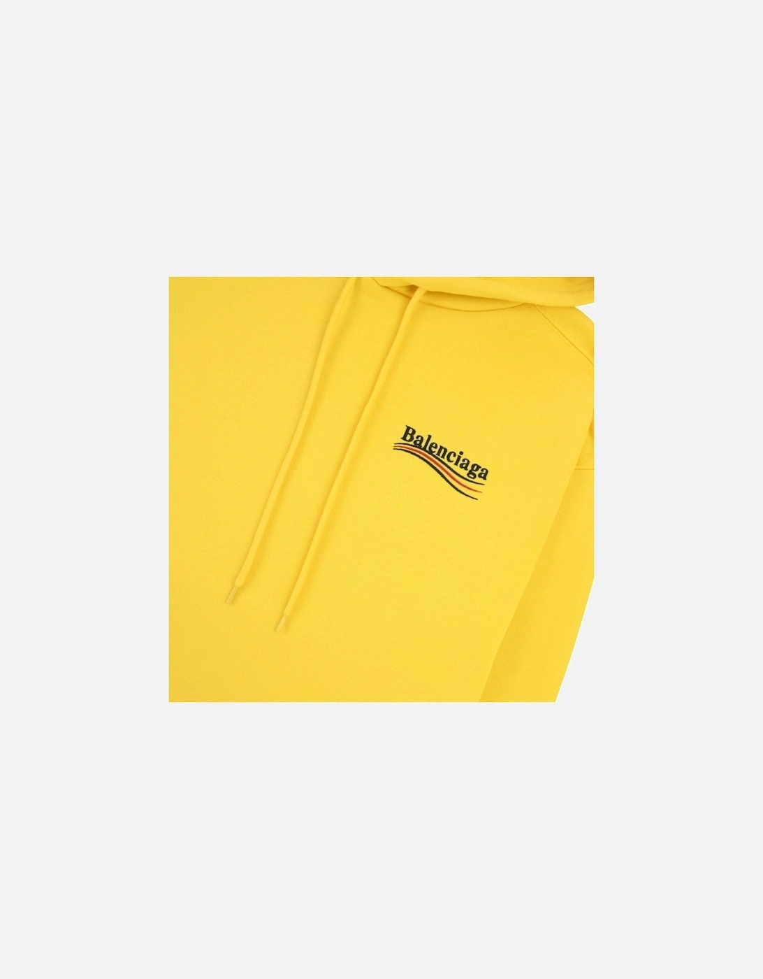 Political Campaign Embroidery Hoodie Yellow