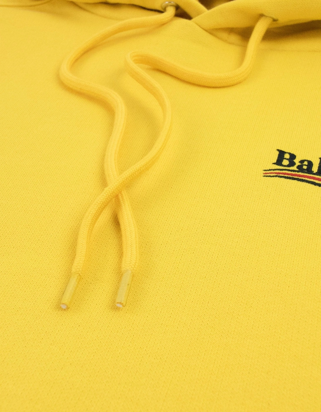 Political Campaign Embroidery Hoodie Yellow