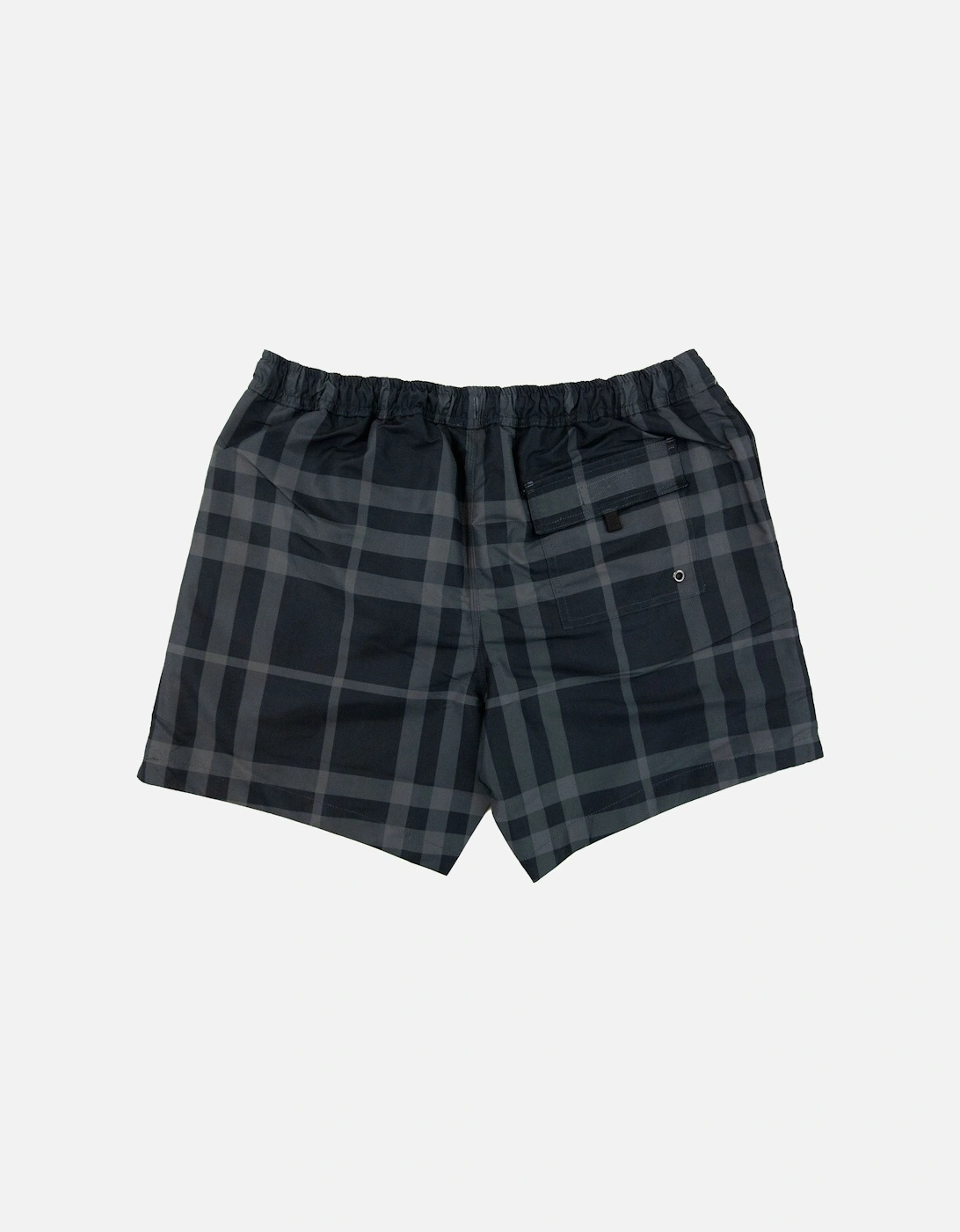 Guildes Check Swim Short Carbon Blue Ip Check