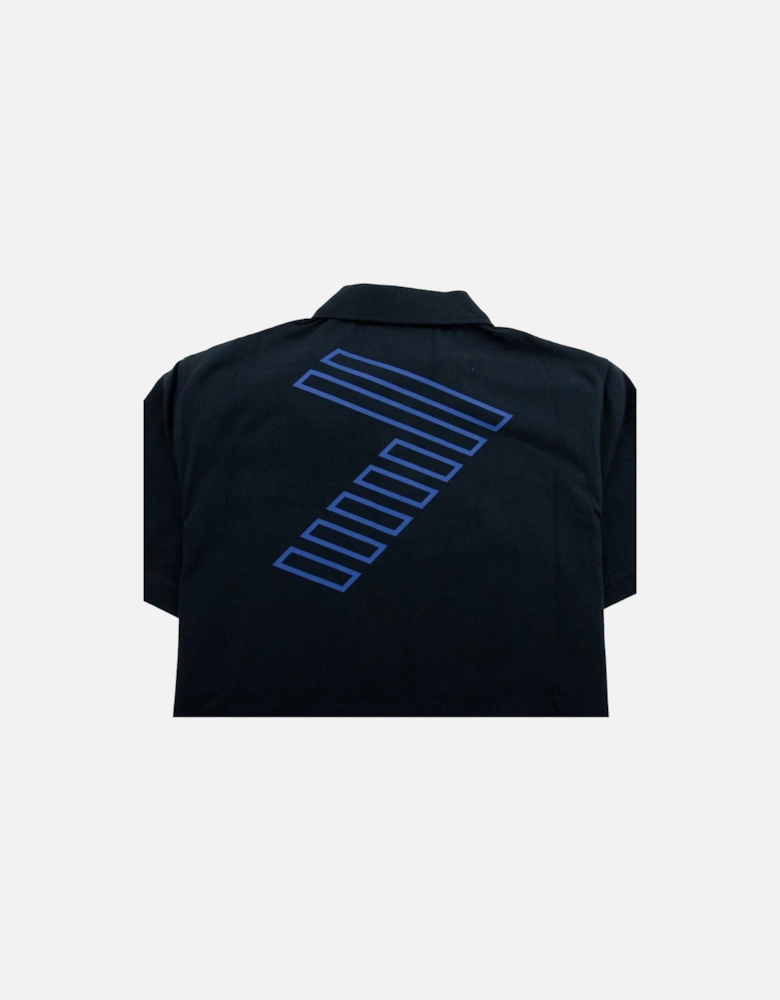 Chest Stripe 7 Logo Polo Shirt Darkslate