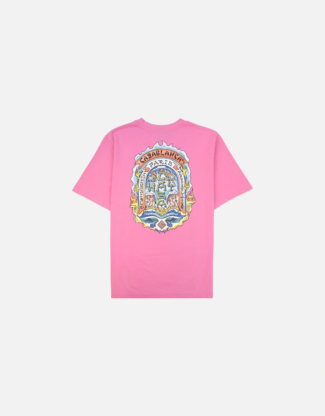 Casa Way Skate Printed T-shirt Pink