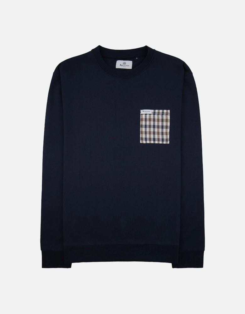 Iconic Pocket Crewneck Navy 11