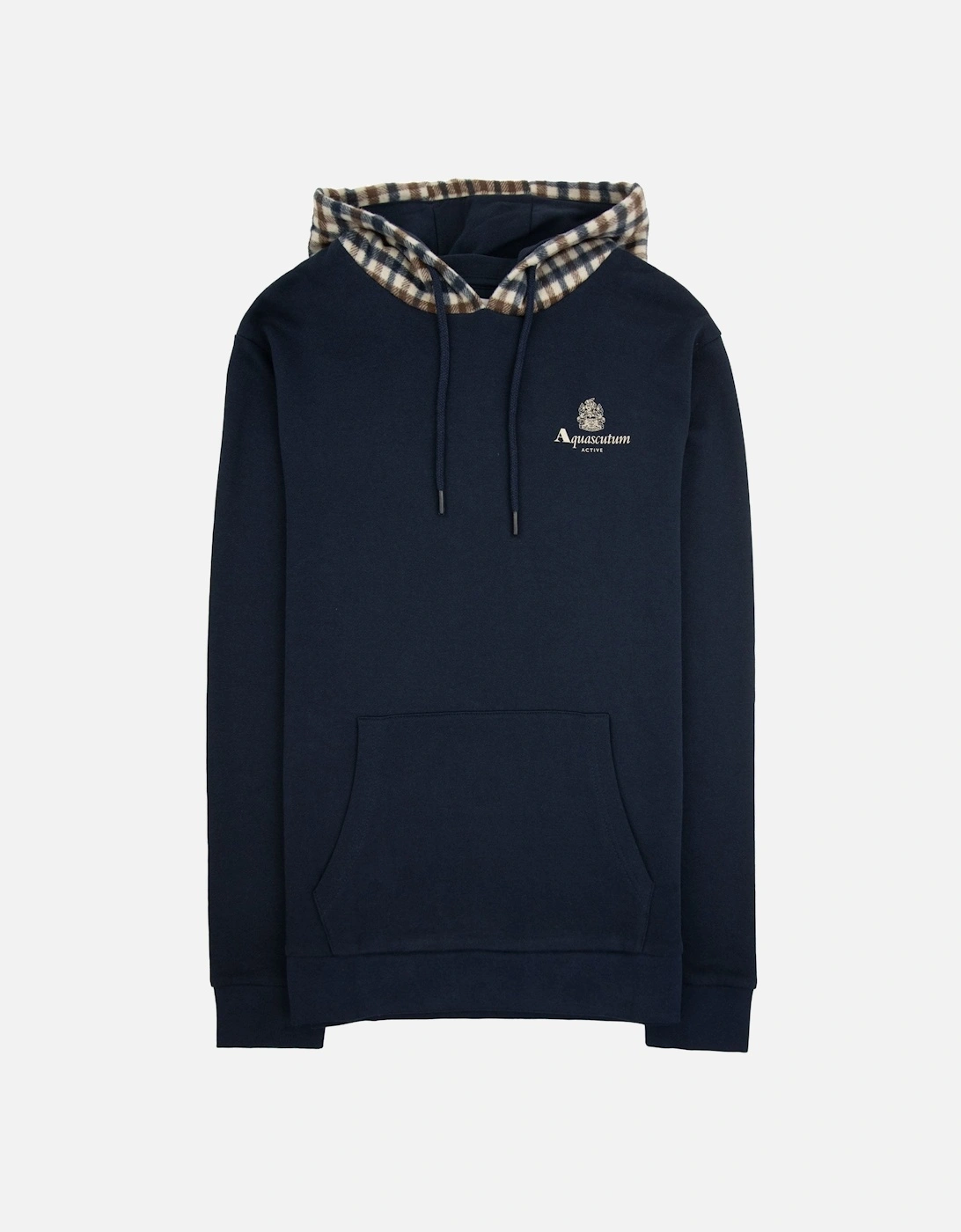 Active Club Check Merino Hoodie Navy, 6 of 5