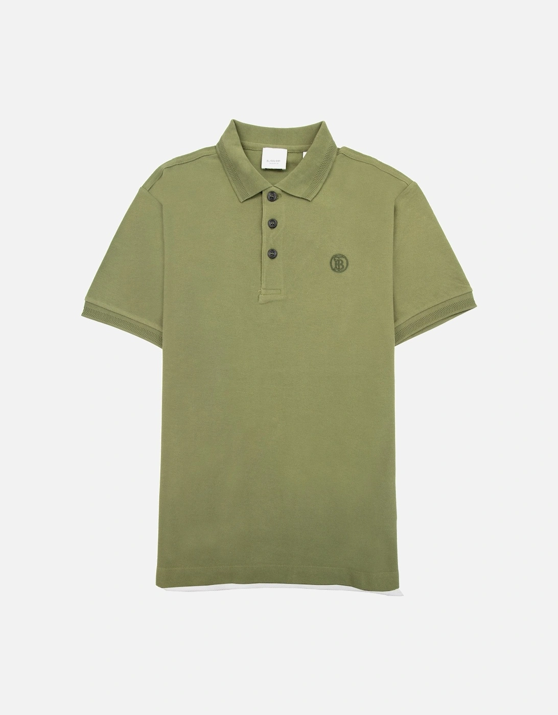 Manzoni Monogram Pique Polo Olive, 6 of 5