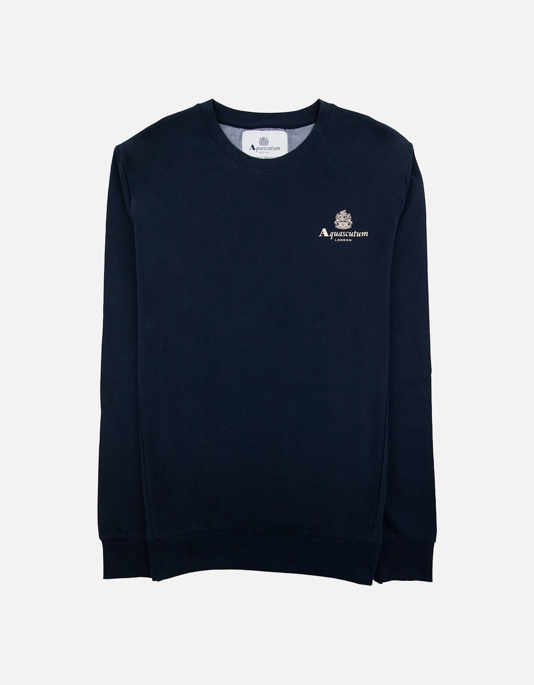 Active Small Logo Crewneck Sweatshirt Navy 11, 5 of 4