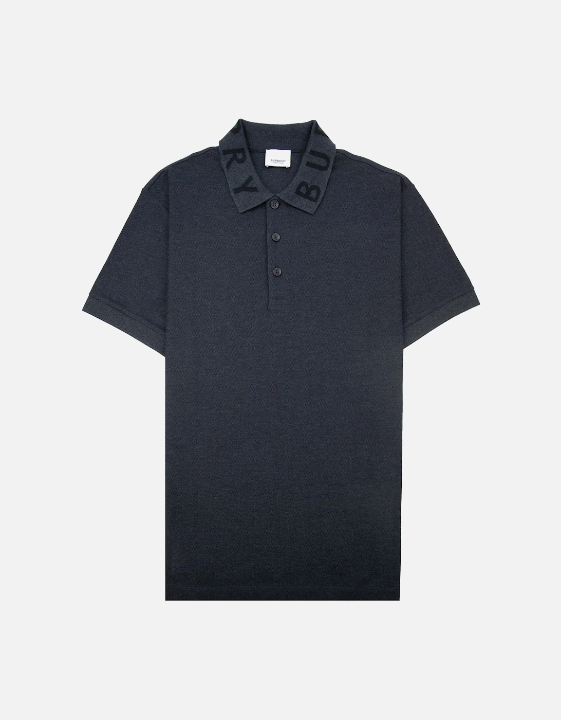 Ryland Block Collar Writing Polo Dark Grey, 5 of 4