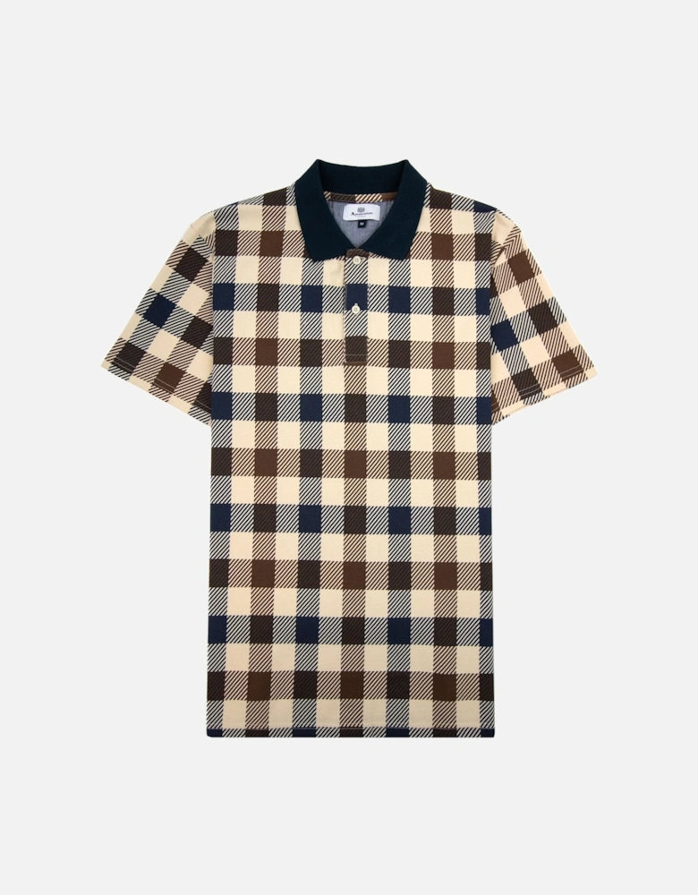 Active Macro Check Polo Navy 11