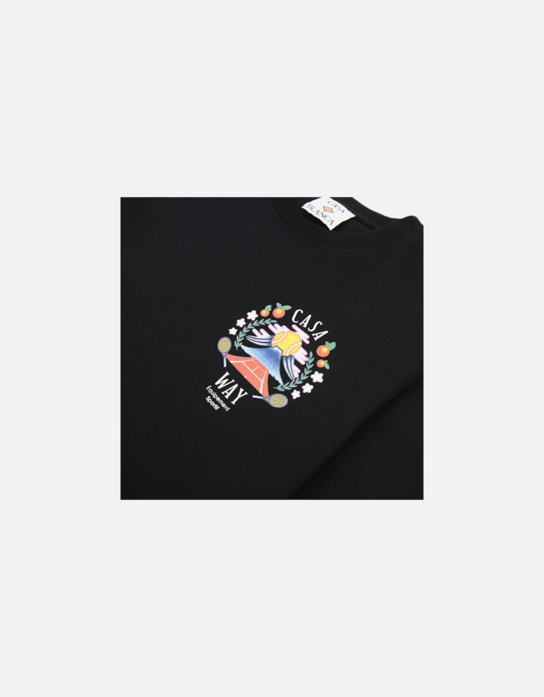 Casa Way Mountain Short Sleeve T-shirt Black
