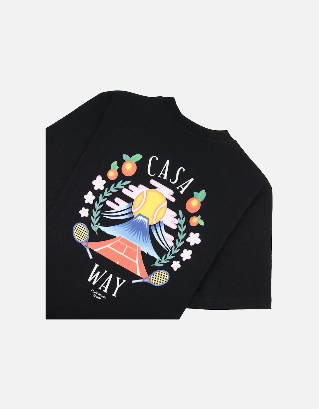 Casa Way Mountain Short Sleeve T-shirt Black