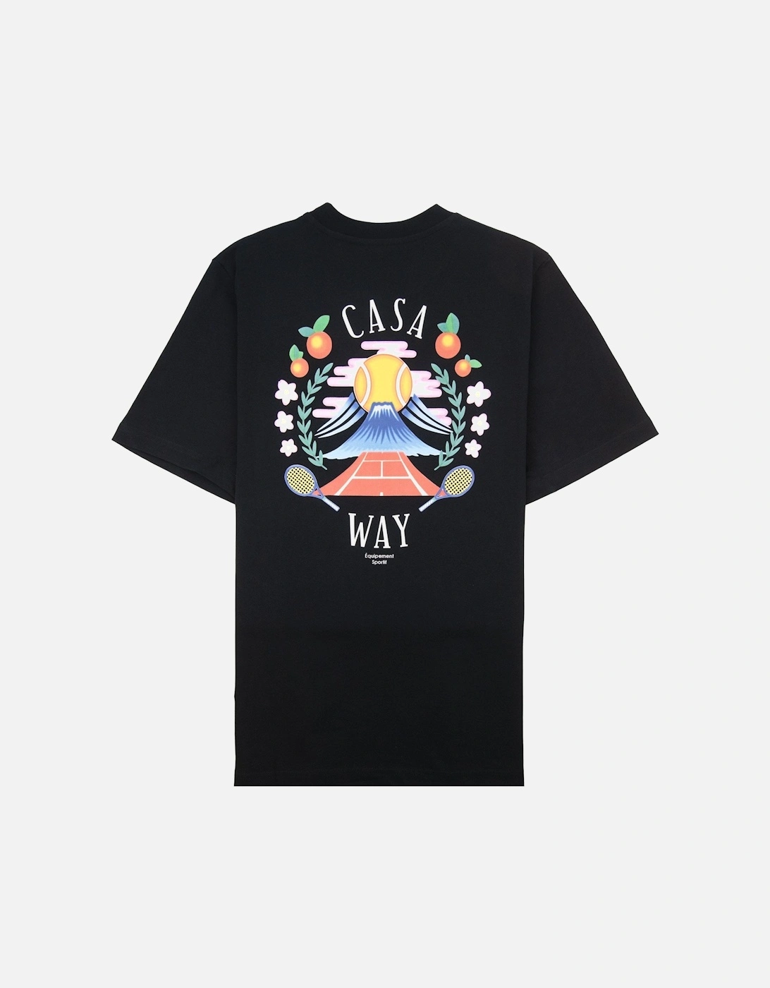 Casa Way Mountain Short Sleeve T-shirt Black