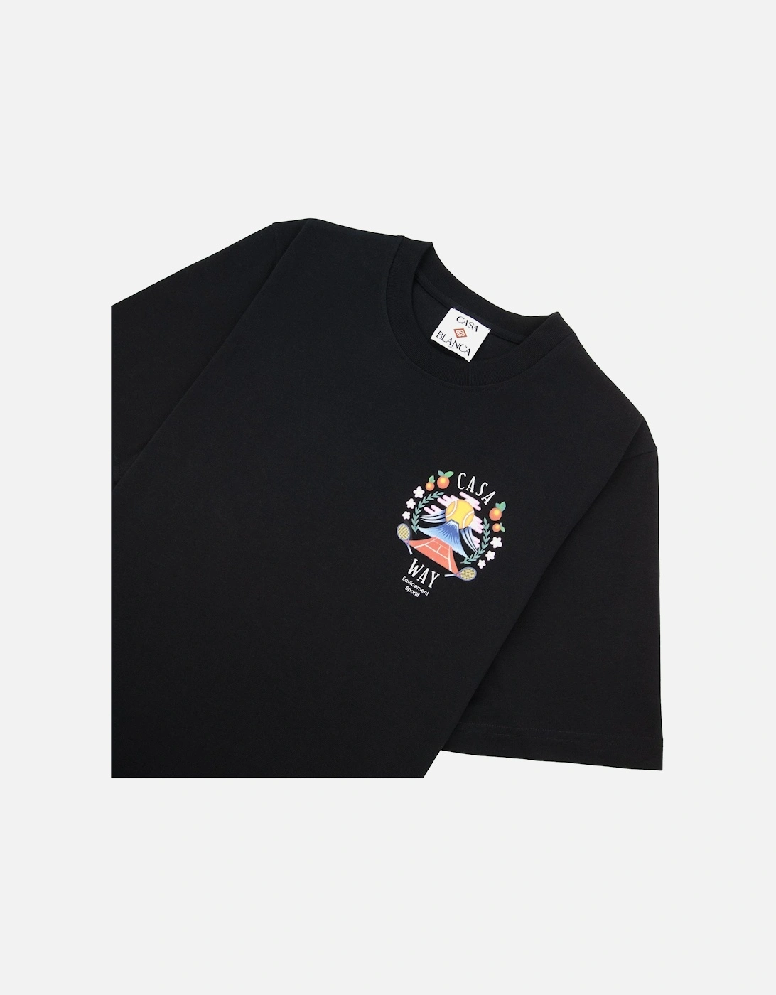 Casa Way Mountain Short Sleeve T-shirt Black