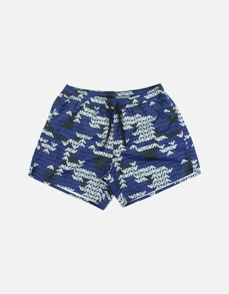 All Over Logo Swimming Shorts Black
