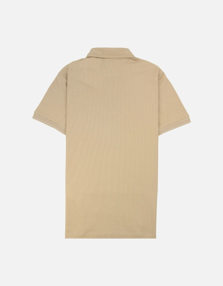 Eddie Cotton Polo Shirt Soft Fawn