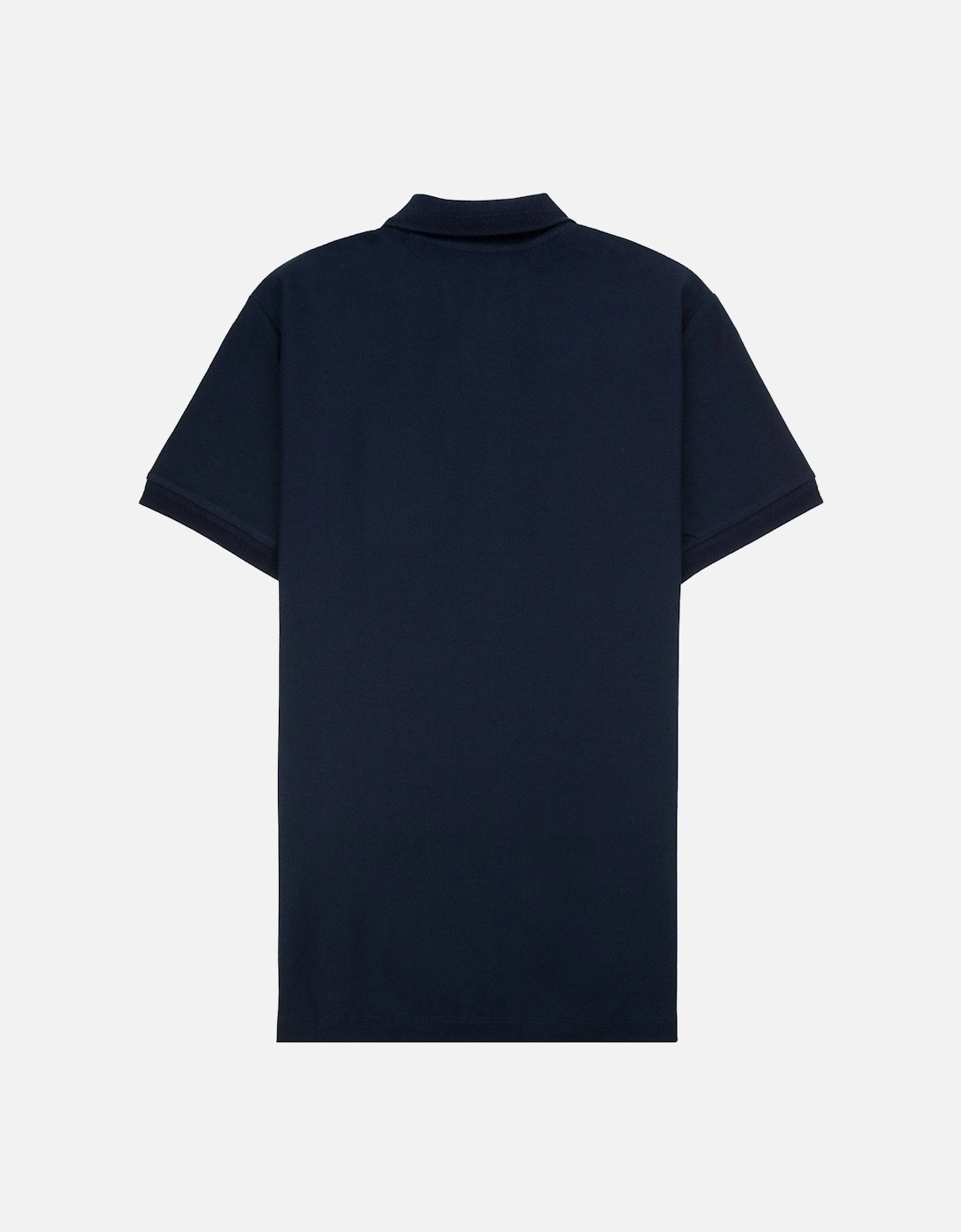 Eddie Cotton Polo Shirt Coal Blue