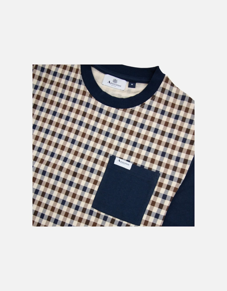 Active Solid Pocket T Shirt Navy