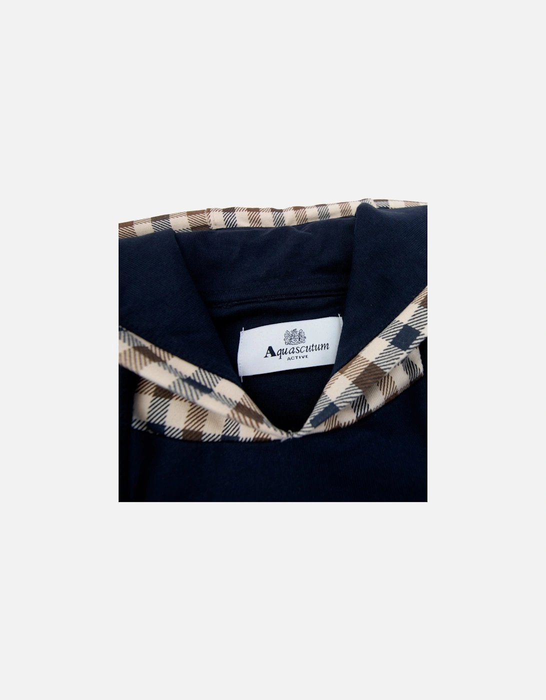 Club Check Hoodie Navy 11