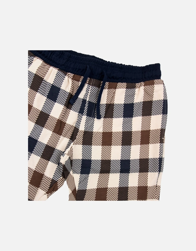 Macro Club Check Shorts Navy 11