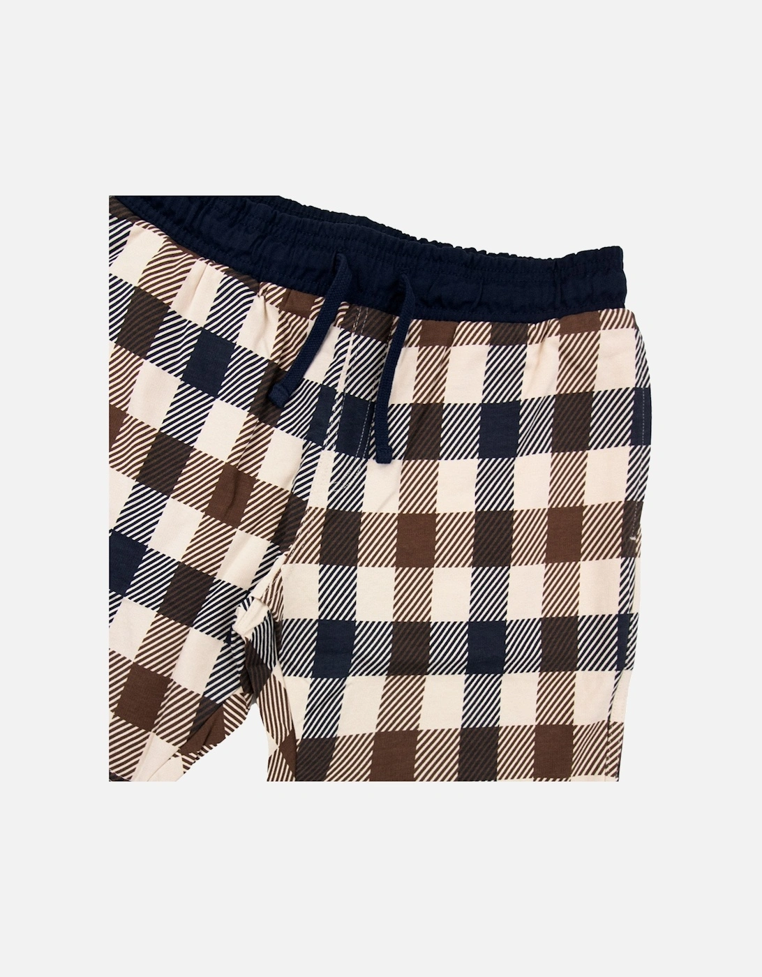 Macro Club Check Shorts Navy 11