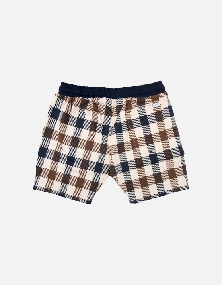Macro Club Check Shorts Navy 11