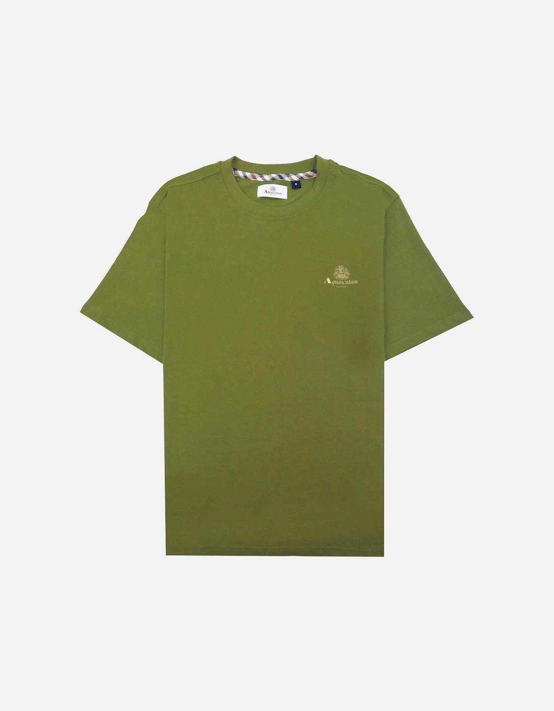 Active Small Logo T Shirt Army Green, 5 of 4