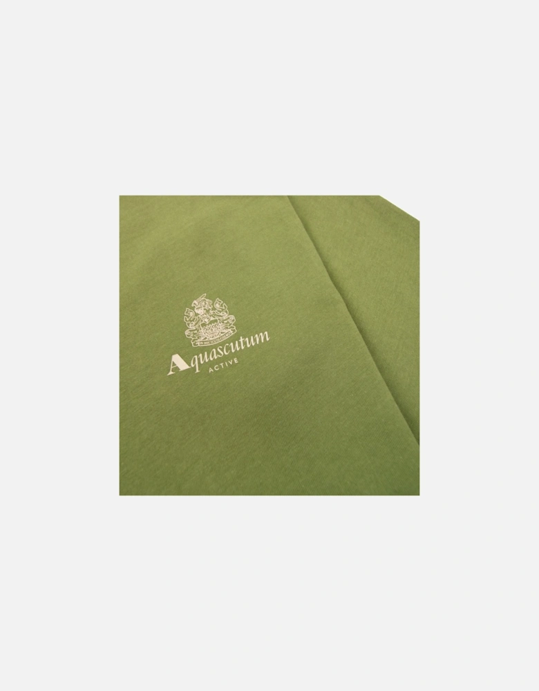 Active Small Logo T Shirt Army Green