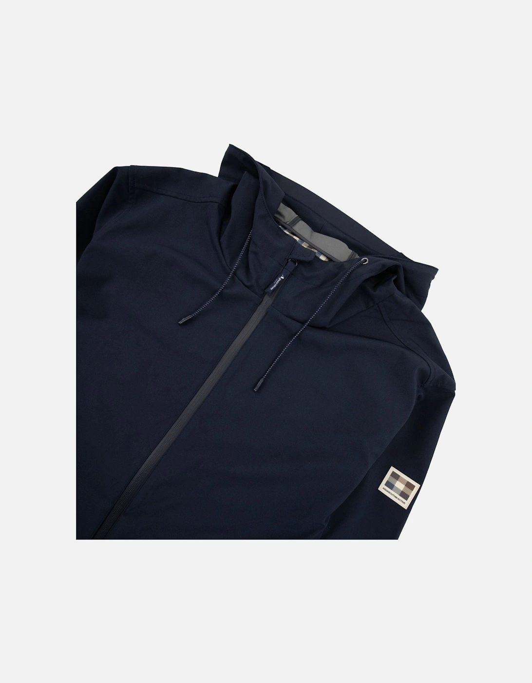 Shell Hybrid Hooded Jacket Navy 11