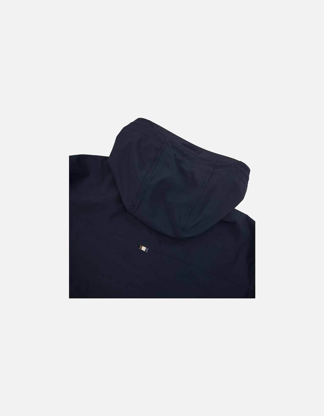 Shell Hybrid Hooded Jacket Navy 11