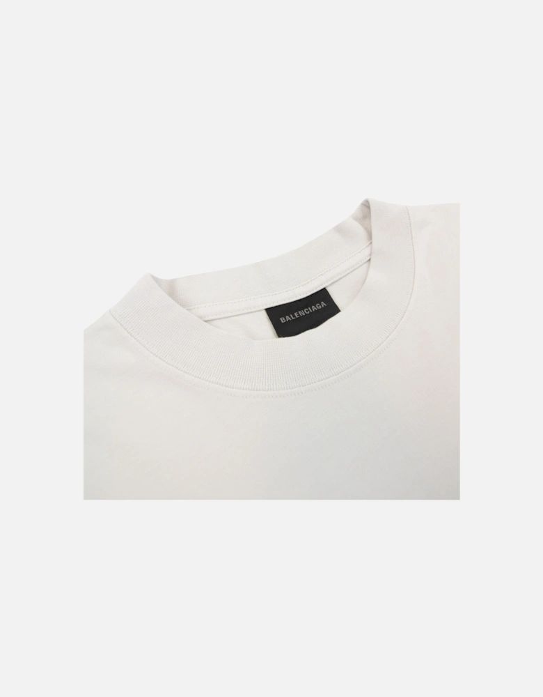 Painted Logo T Shirt White 9081