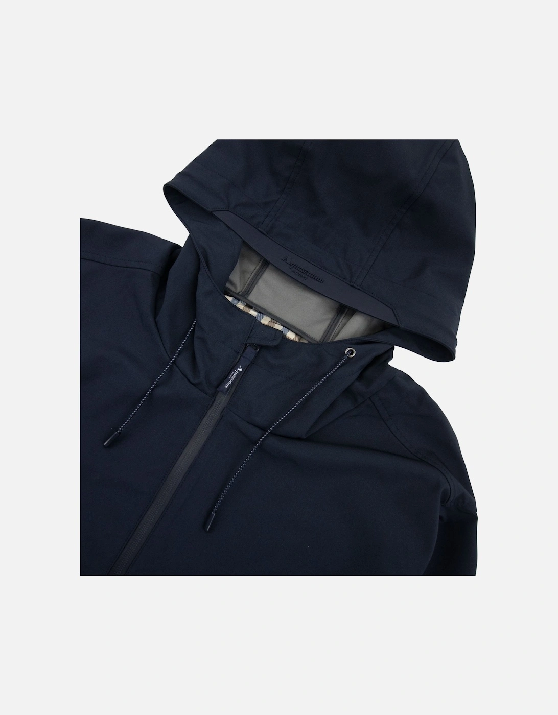 Shell Hybrid Hooded Jacket Navy 11